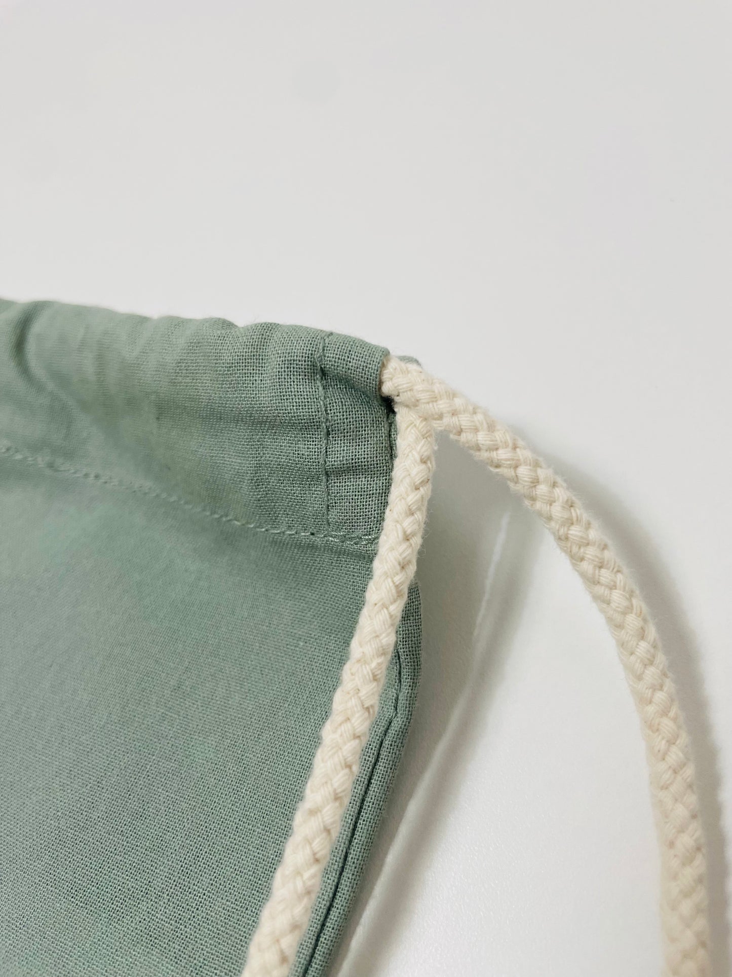 My Toys Bag | Dusky Green Drawstring Toy Bag