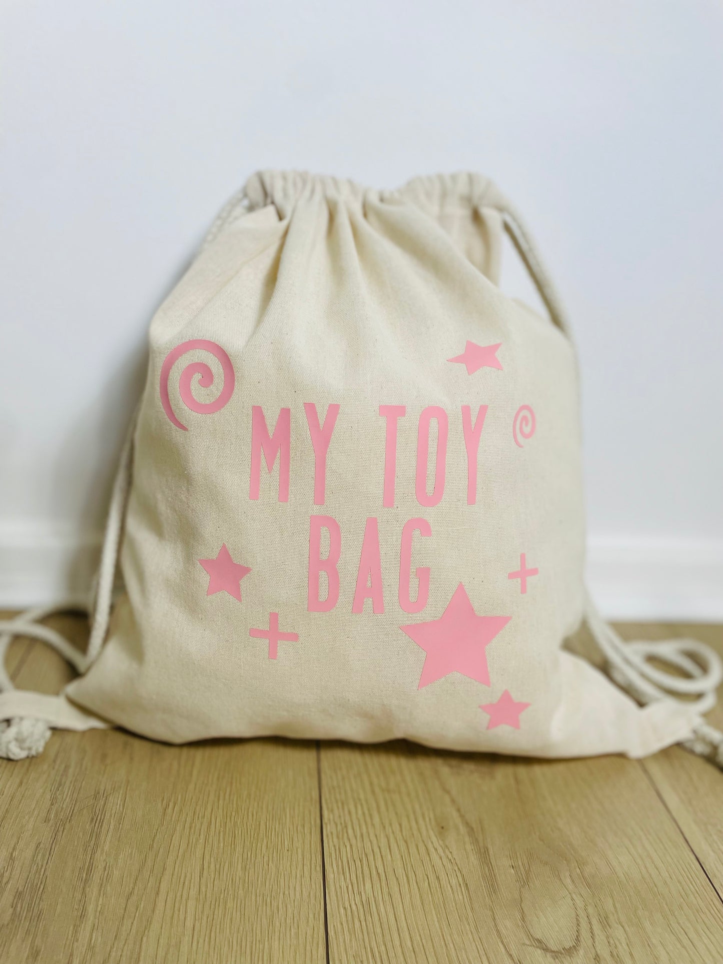 My Toy Bag - Pink Drawstring Toy Bag