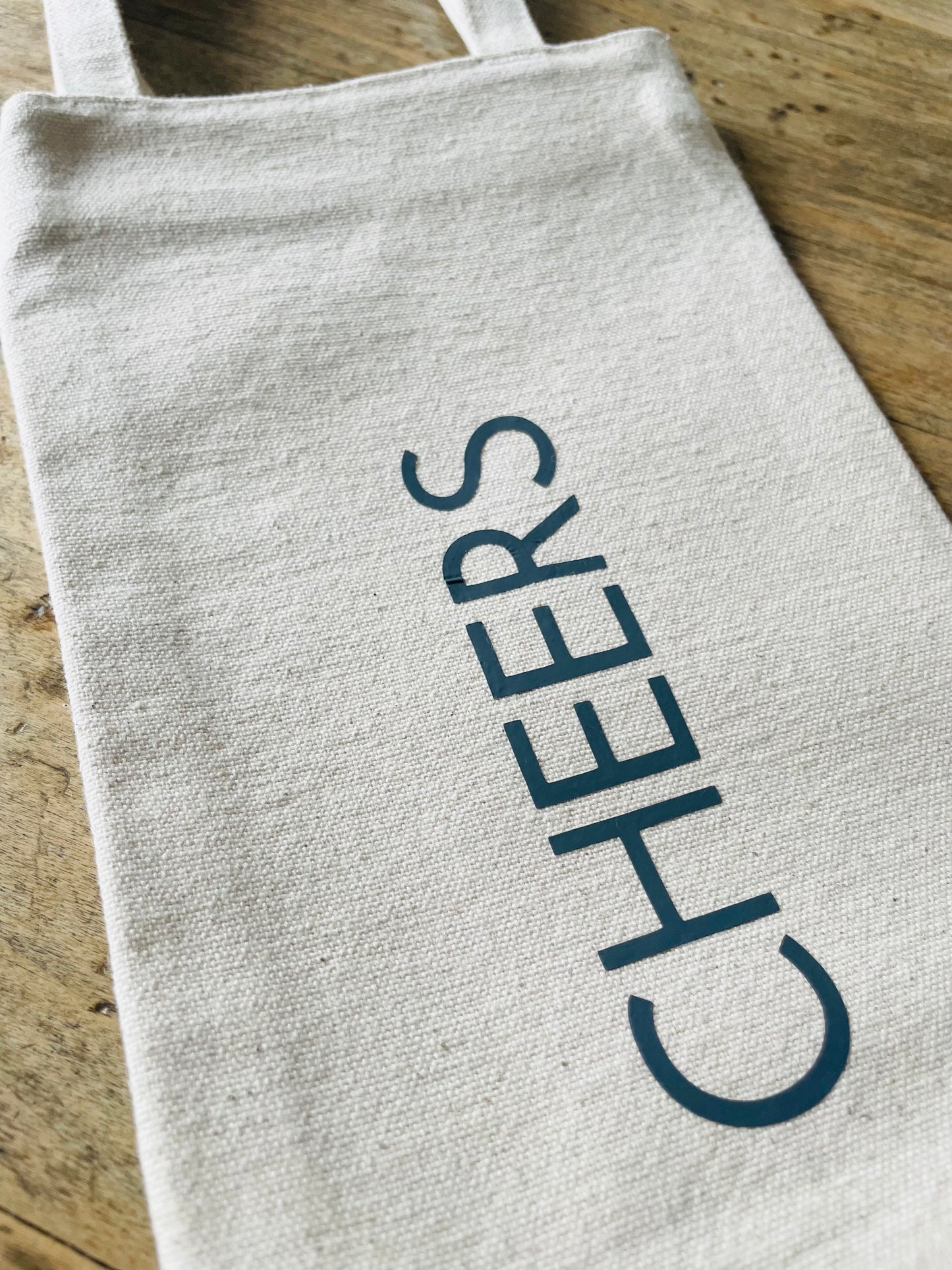 'CHEERS' Bottle Bag