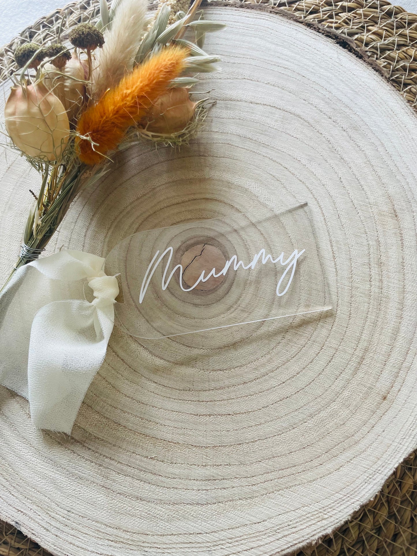 Mum / Mummy Acrylic Gift Tag