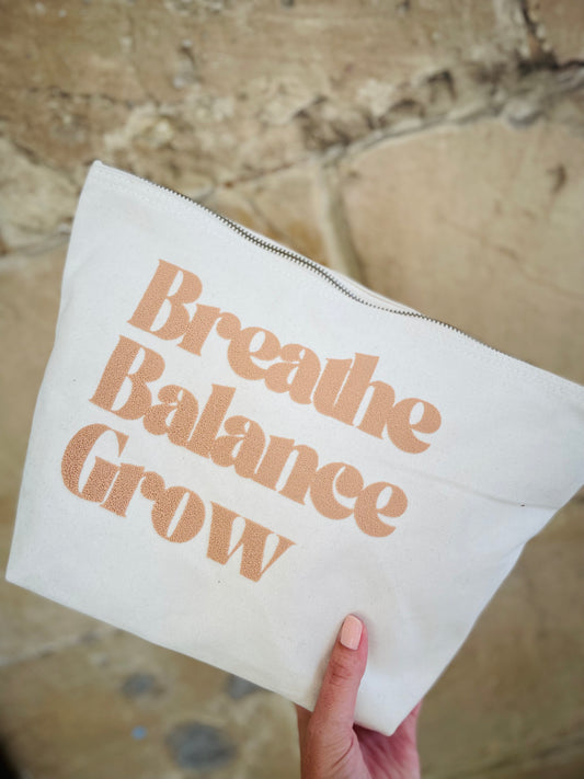 The Breathe. Balance. Grow. Bag (Blush)
